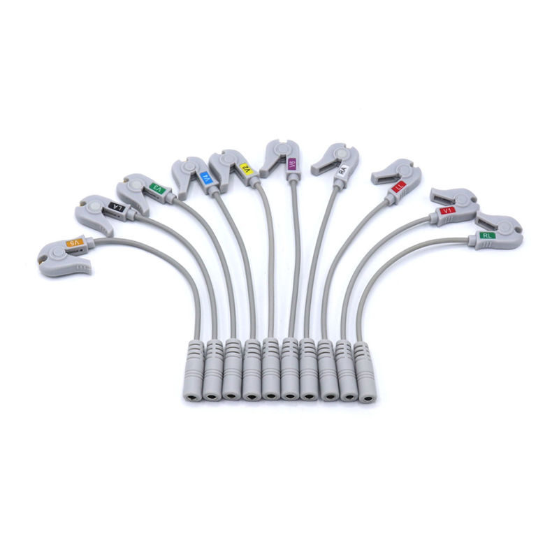 4.0 Banana Pinch EKG Makinesi Aksesuarları Adaptör Kablosu SK40BP için pratik