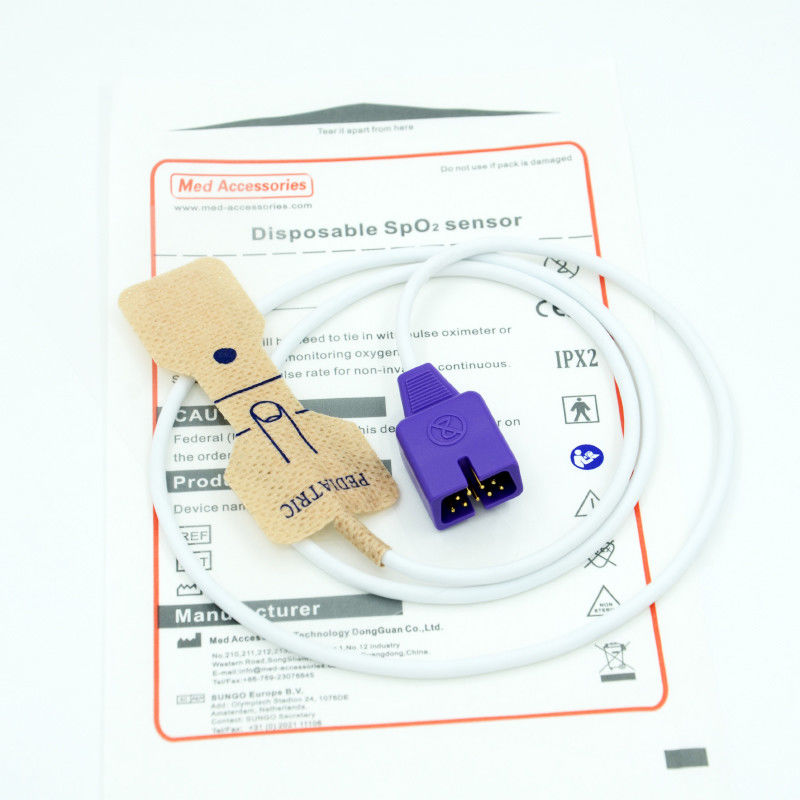 Nellcor Tek kullanımlık Spo2 Sensör Yetişkin Sondu N-550/N-560/N-595/N-600/N-600x/N-65 ile uyumlu