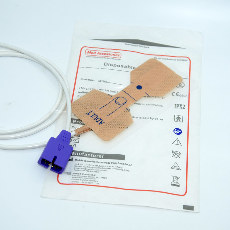 Yetişkinler için tek kullanımlık Spo2 Sensör Yapıştırıcı
