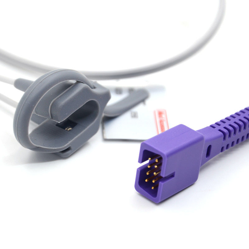 Yeni doğan hasta Nellcor için uyumludur Tekrar kullanılabilir oksimeter Spo2 Sensör 9 Pin Multi fonksiyonlu