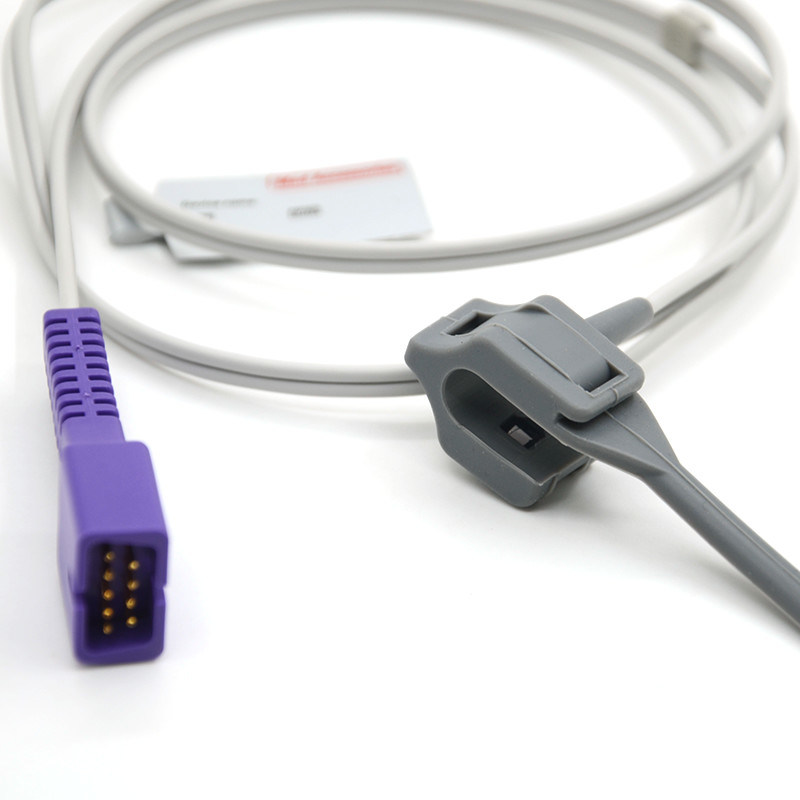 Yenidoğan hasta kullanımı Nellcor için uyumludur tekrar kullanılabilir Oximeter 9 pin Uyumludur Nellcor Spo2 Sensörü