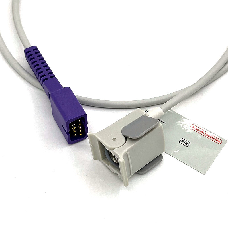 Taşınabilir Nabız Oksimetresi Spo2 Sensörü Pediatrik Çok Fonksiyonlu Nellcor Modülü 9 Pin