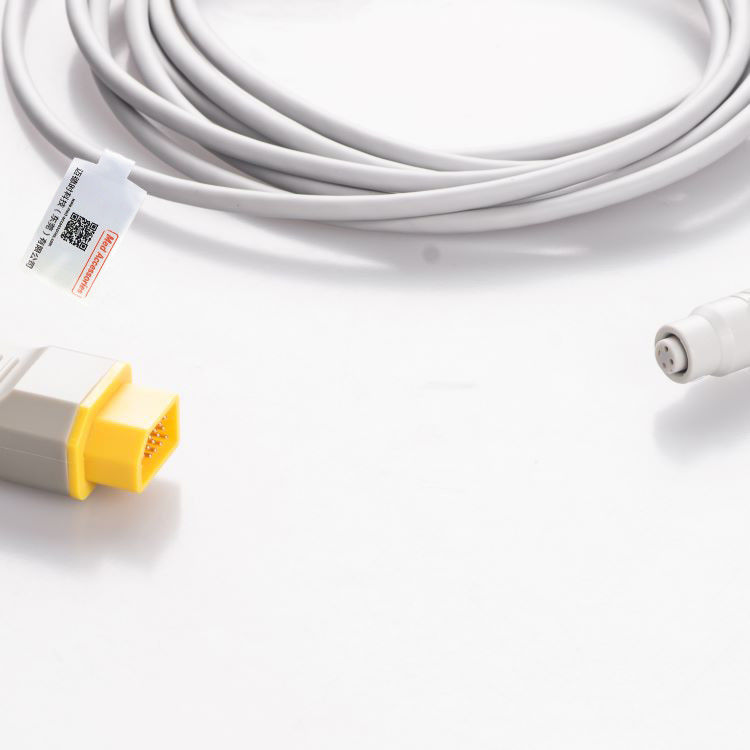 Nihon Kohden To BB Transducer IBP Adaptör Kablosu Tıbbi Bakım Aksesuarları İçin İnvaziv Kan Basıncı