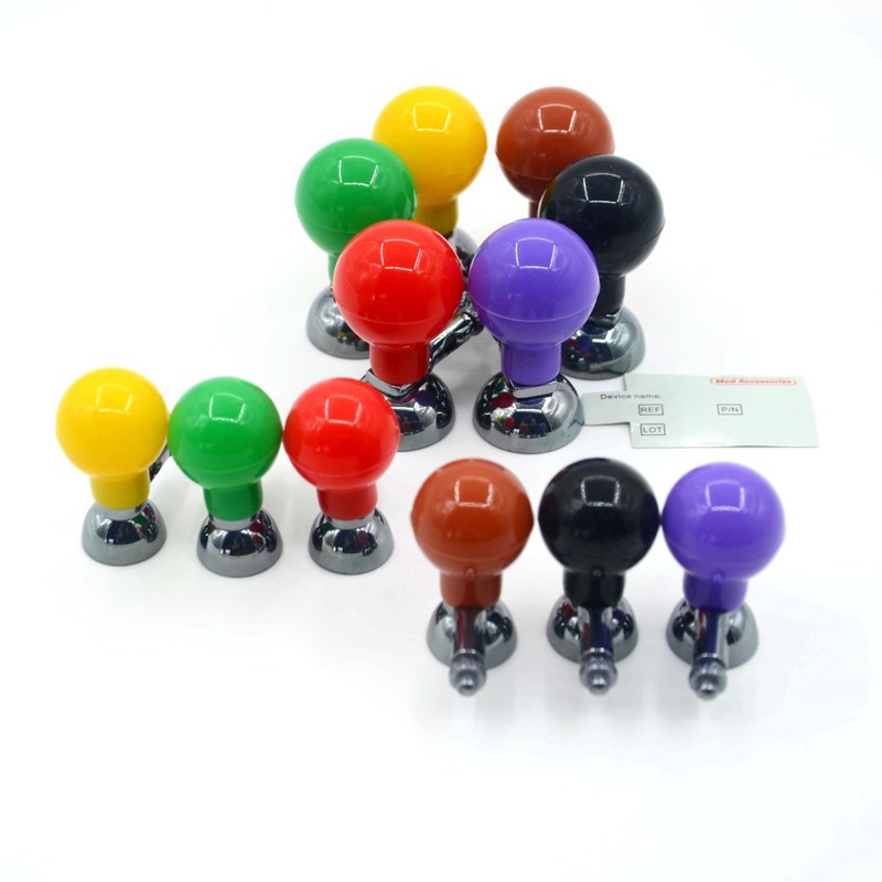 ISO13485 Yetişkin Pediatrik EKG Elektrot Emme Topu Döşeli Çok Renkli Evrensel 6 adet/kutusu