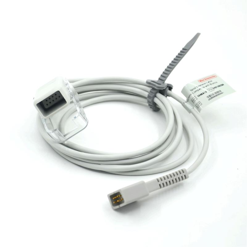 Tıbbi Monitör Uyumlu Biyonik Nellcor SpO2 Adaptör Kablosu Spo2 Uzatma Kablosu