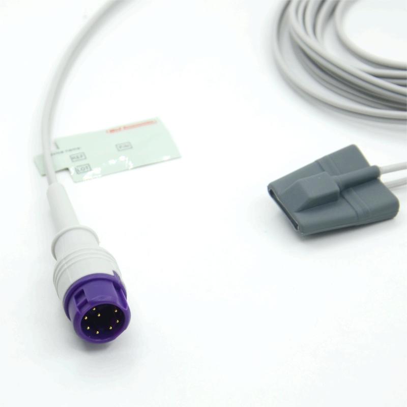 Uyumlu Mindray Epm15 Yeniden Kullanılabilir Pediatrik Yumuşak Üretici Monitör Aksesuarları SpO2 Sensörü