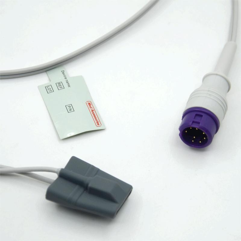 Uyumlu Mindray Epm15 Yeniden Kullanılabilir Pediatrik Yumuşak Üretici Monitör Aksesuarları SpO2 Sensörü