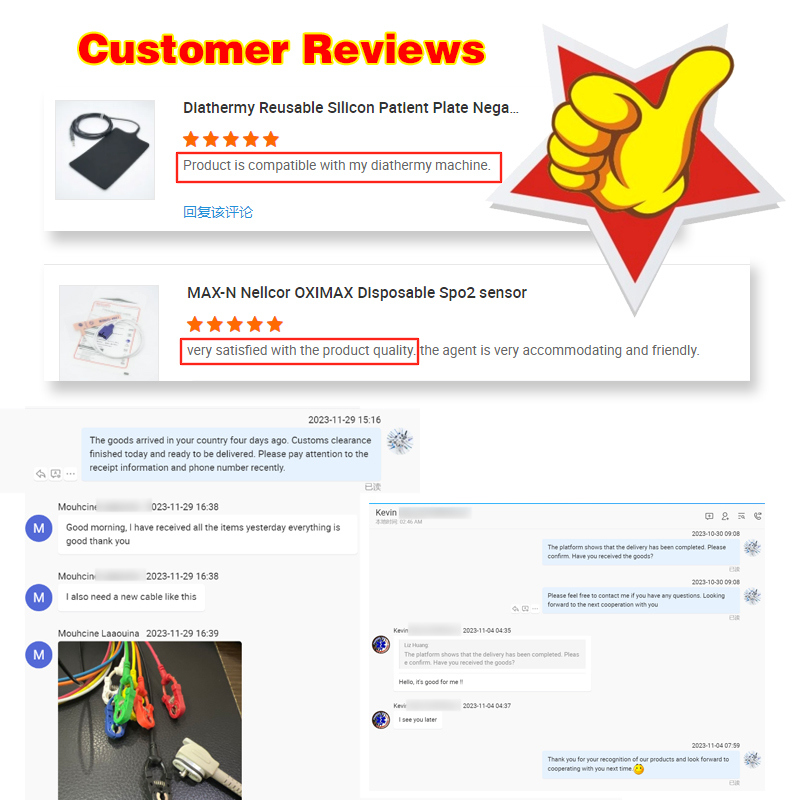 Mindray Portable Spo2 Probe Sensor Yuvarlak Bağlantı Pulse Oximeter Kablo