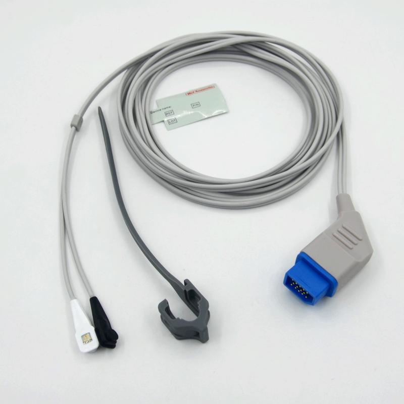 Aksesuarlar SpO2 Sensörü Uyumlu Nihon Kohden Tekrar Kullanılabilir Çoklu Alan Üretici Monitör