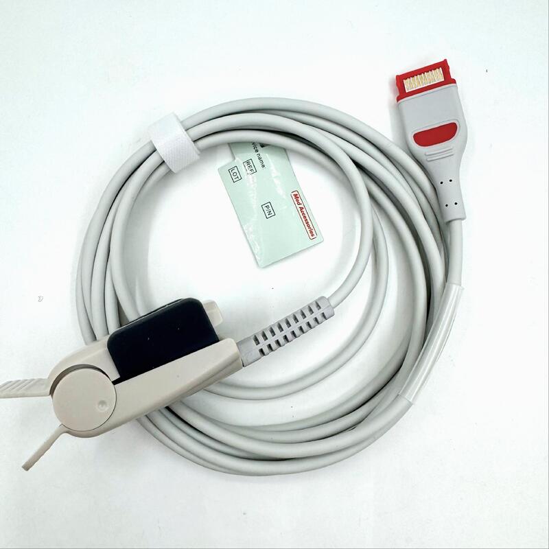 Yüksek Kaliteli Med Aksesuarları Tıbbi Monitor Aksesuarları Tekrar Kullanılabilir Yetişkin Yumuşak SpO2 Sensörü Uyumlu RAD-97 Spo2 Sensörü
