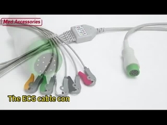Çok fonksiyonel EKG EKG Kabloları Tıbbi Uygulanabilir Uygun Drager Siemens